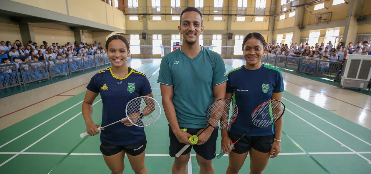 Atletas piauienses da Seleção Brasileira de Badminton
