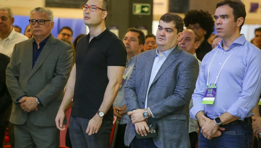 Autoridades presentes na abertura da Convenção Lojista do Piauí
