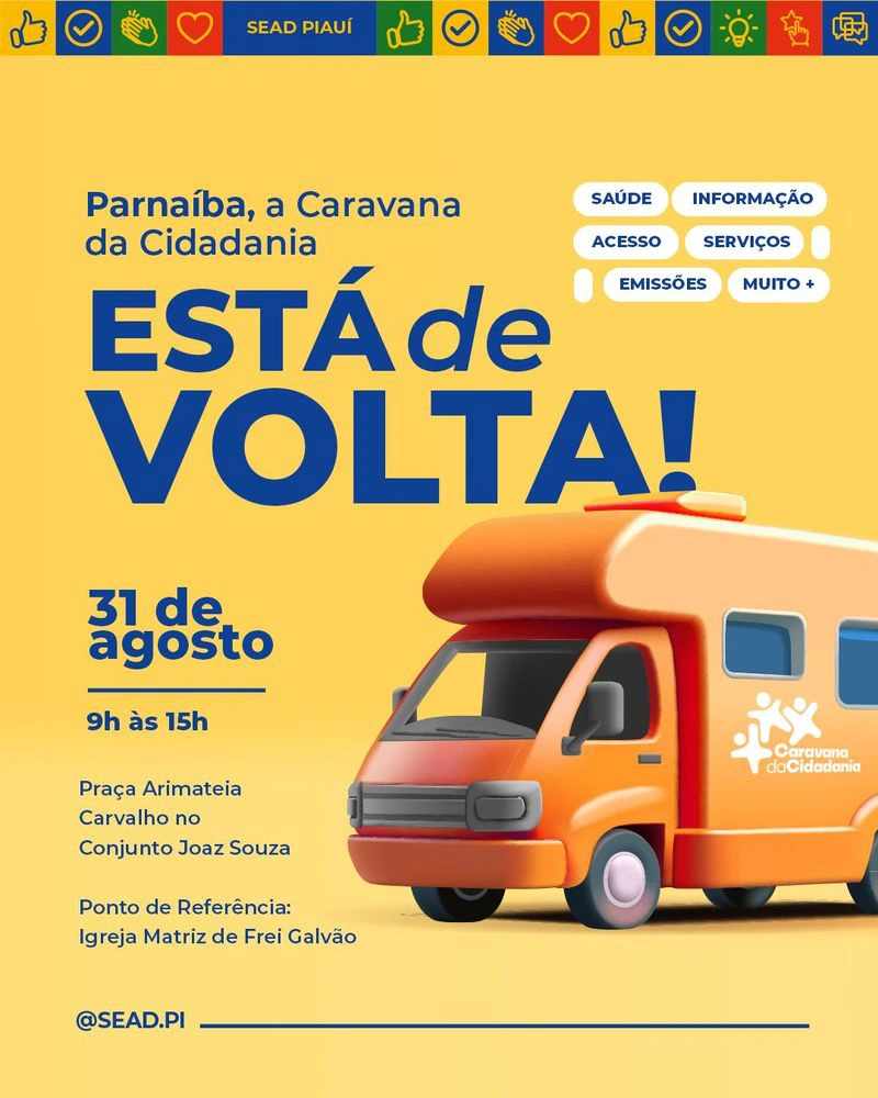 Caravana da Cidadania retorna a Parnaíba
