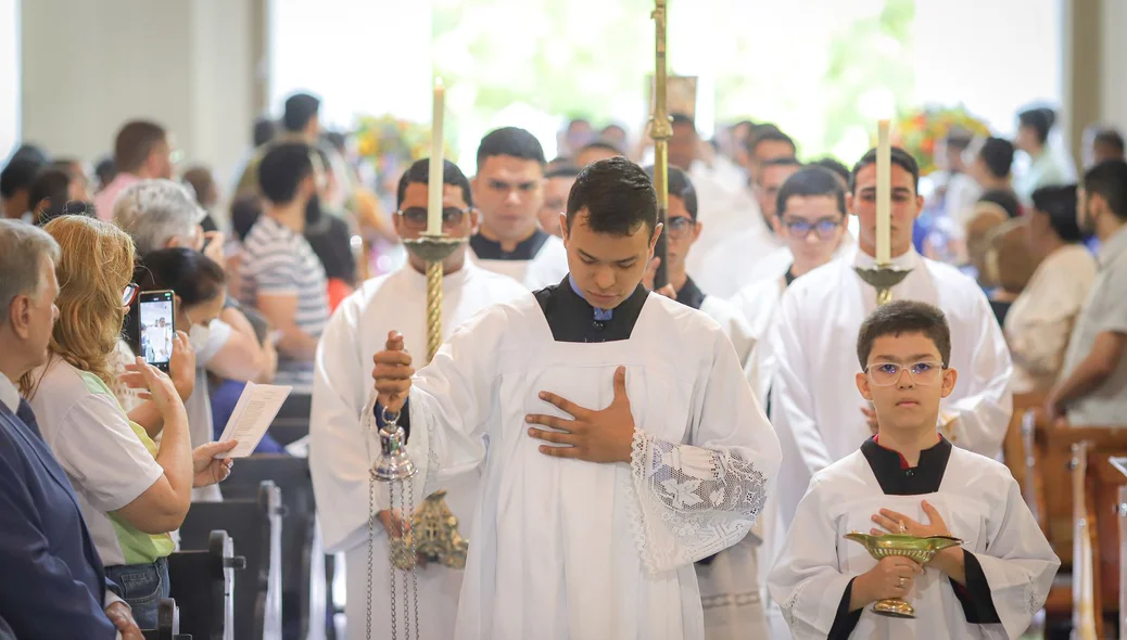 Celebração aconteceu na Igreja Nossa Senhora do Amparo