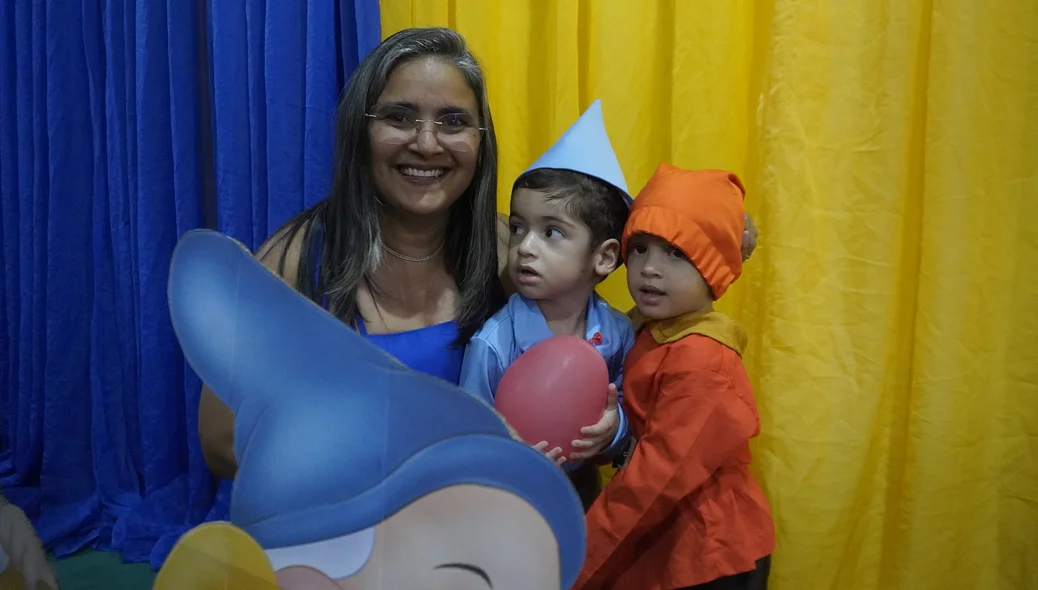 Criançada participou do evento