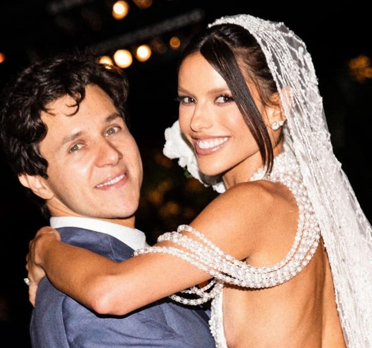 Duda Nogueira e o marido, Victor Lazerte