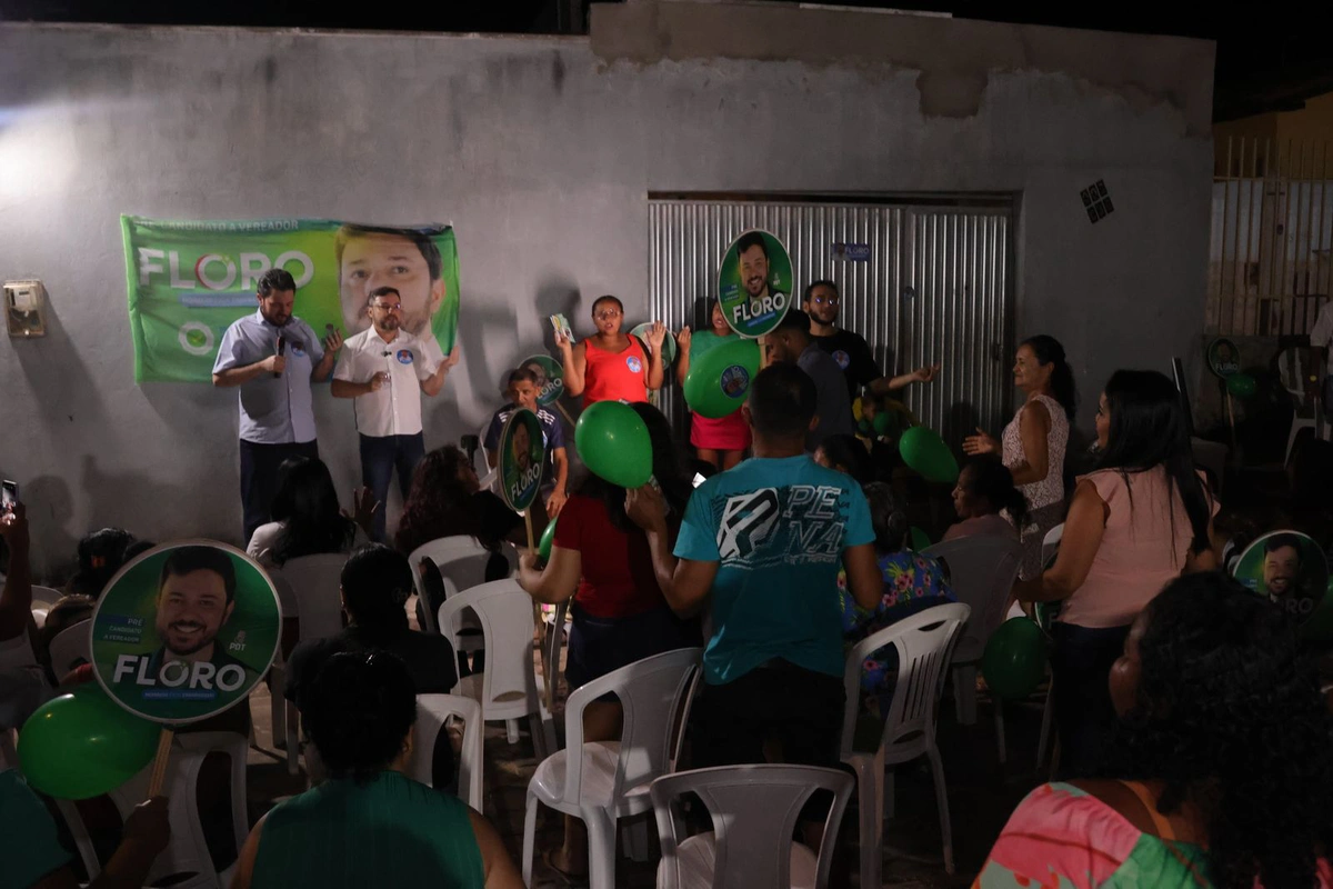 Fábio Novo em agenda de campanha