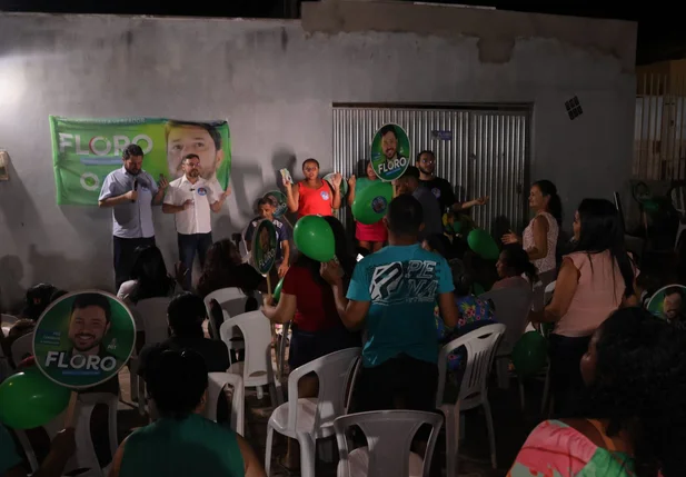 Fábio Novo em agenda de campanha
