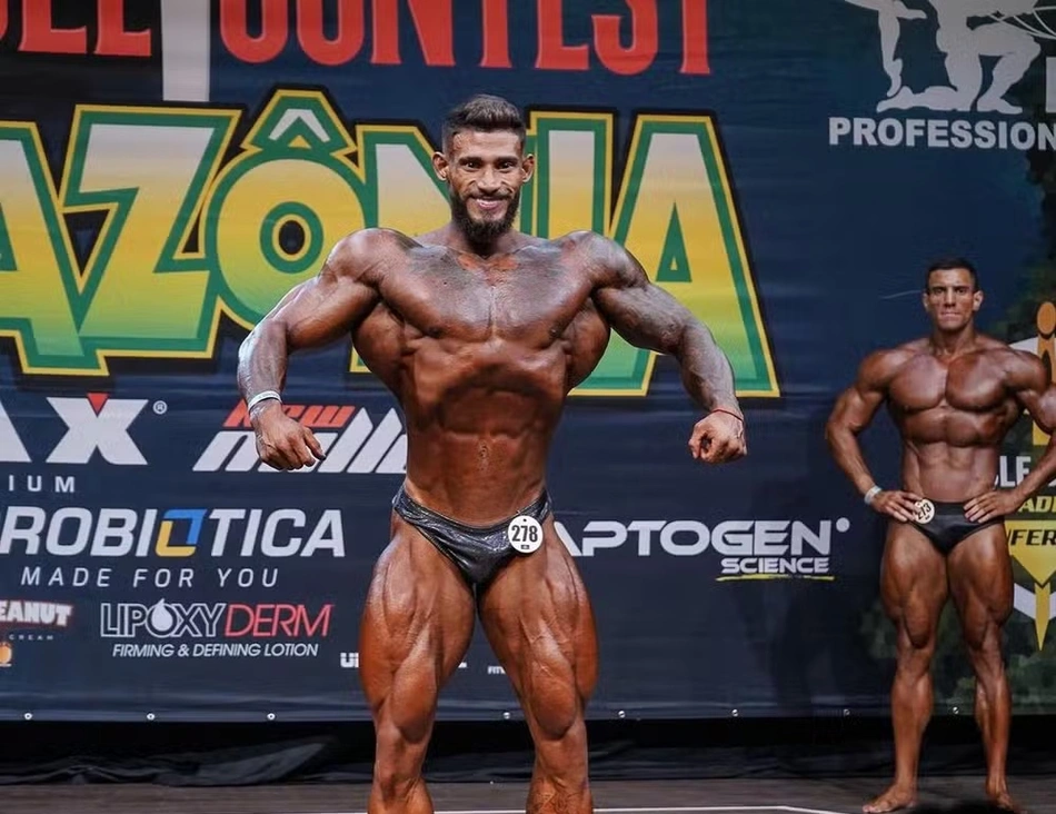 Fisioculturista do Amazonas Antônio Souza, de 26 anos