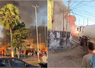 Incêndio em festejo da cidade de José de Freitas