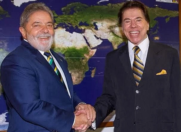 Lula e Silvio Santos