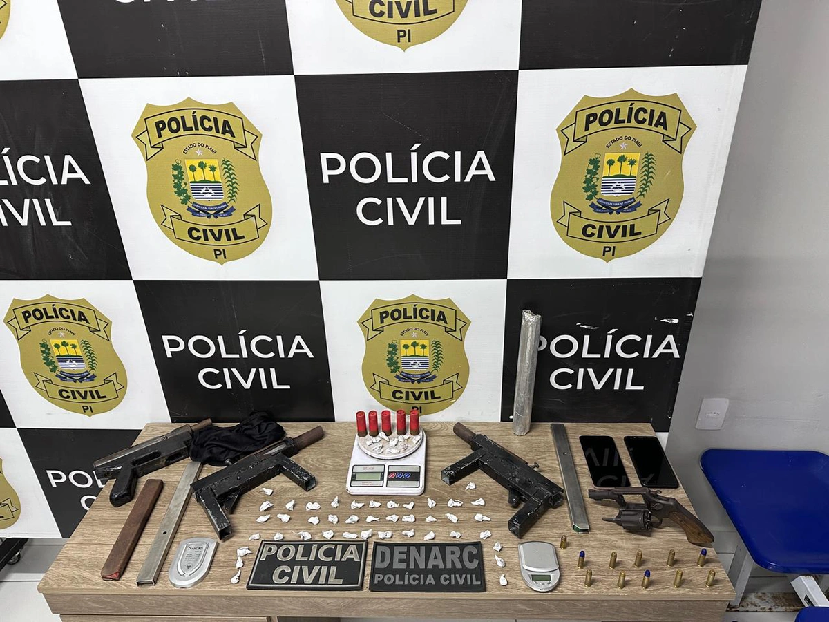 Material apreendido durante operação no litoral do Piauí