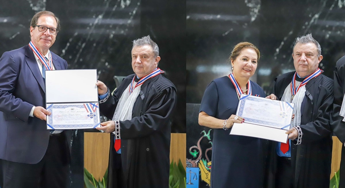 Ministros Luis Felipe Salomão e Liana Chaib foram homenageados