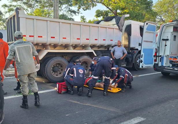 Mulher foi encaminhada ao hospital
