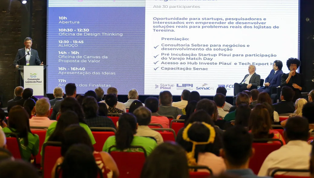 Programação da abertura da Convenção Lojista do Piauí