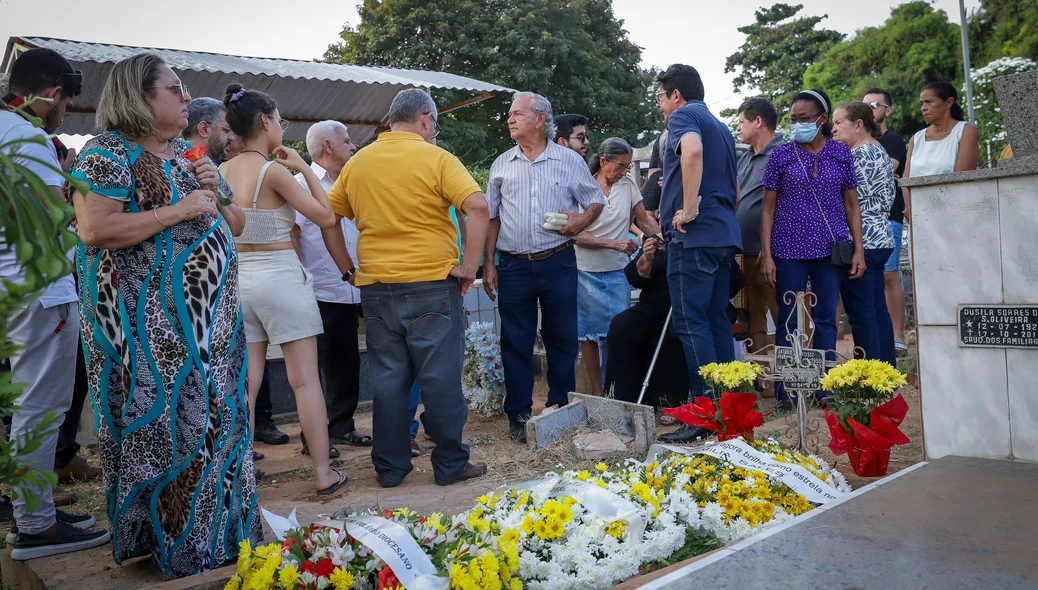 Sepultamento ocorreu no Cemitério da Vermelha