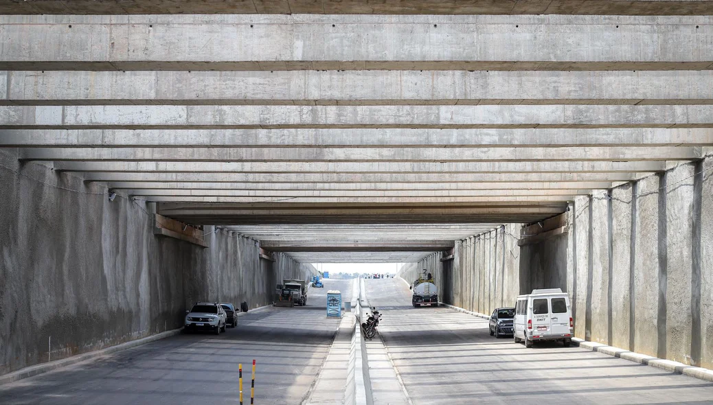 Últimos detalhes para finalizar as obras de rebaixamento da Avenida João XXIII