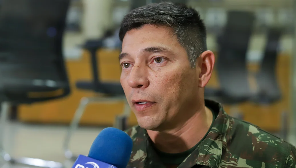 Tenente-coronel Tarabossi, comandante do 25° BC do Exército Brasileiro