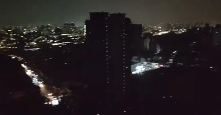 Apagão deixou bairros de São Paulo e Guarulhos sem energia