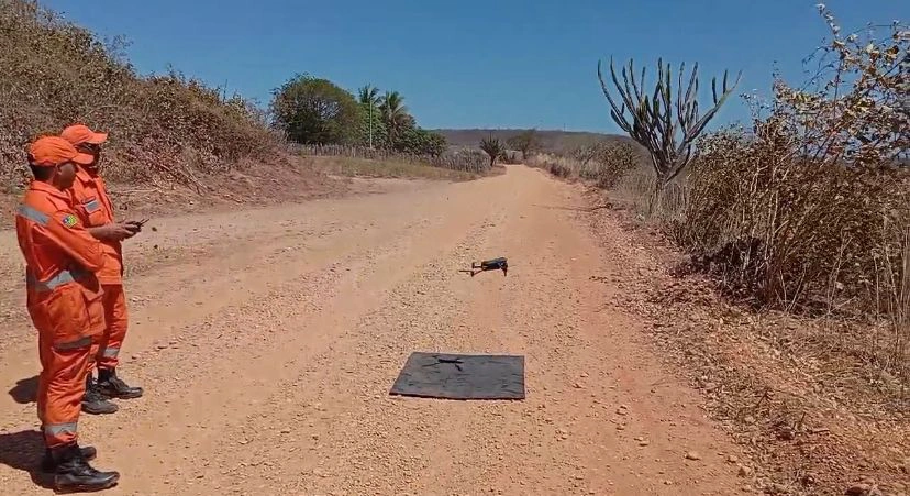 Corpo de Bombeiros usa drone para localizar homem desaparecido