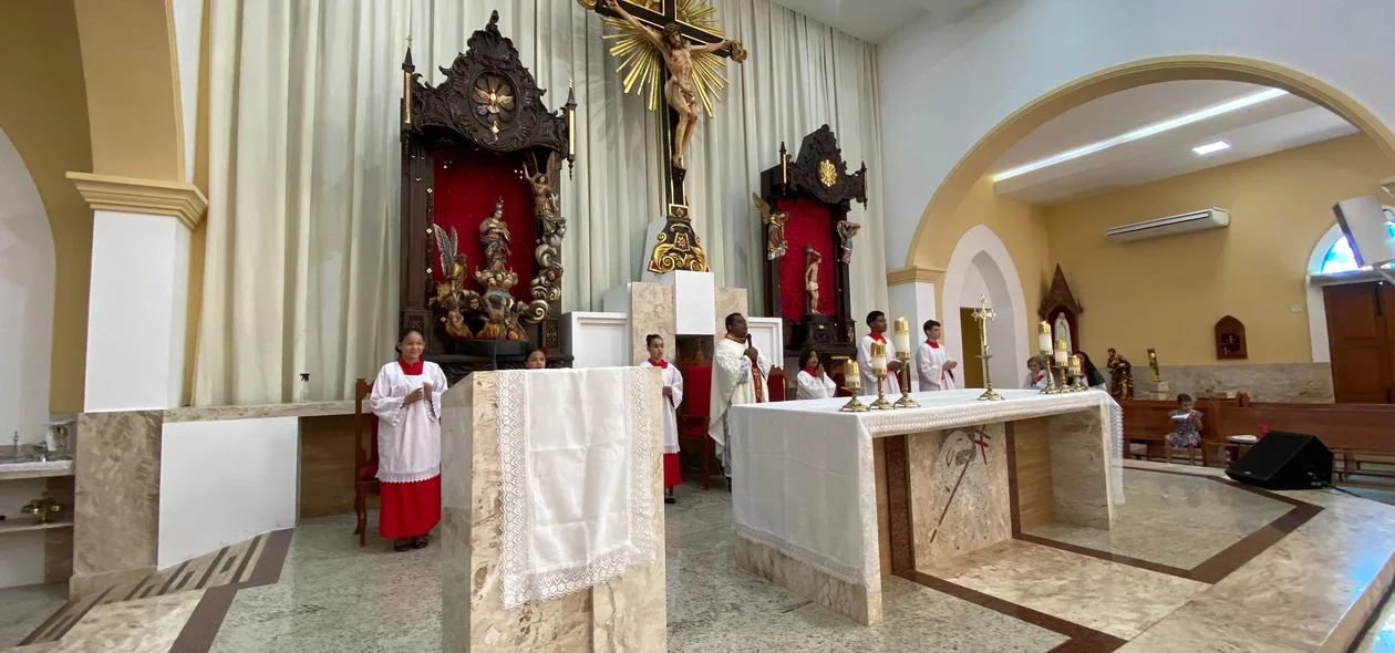 Evento religioso na cidade