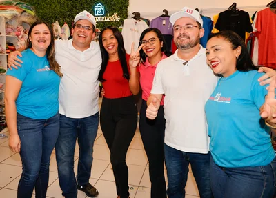 Fábio Novo e o governador Rafael Fonteles