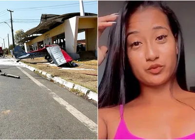 Kelliane Pereira dos Santos foi atingida por avião que caiu na BR 316