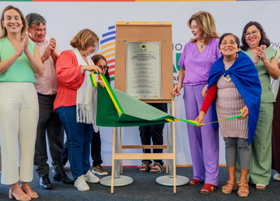 Lançamento da pedra fundamental da Casa da Mulher Brasileira de Parnaíba