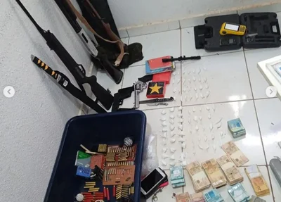 Material apreendido durante operação em Monte Alegre do Piauí