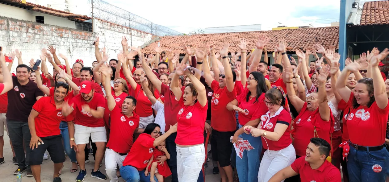 Presentes no encontro com candidatos de Santo Antônio de Lisboa