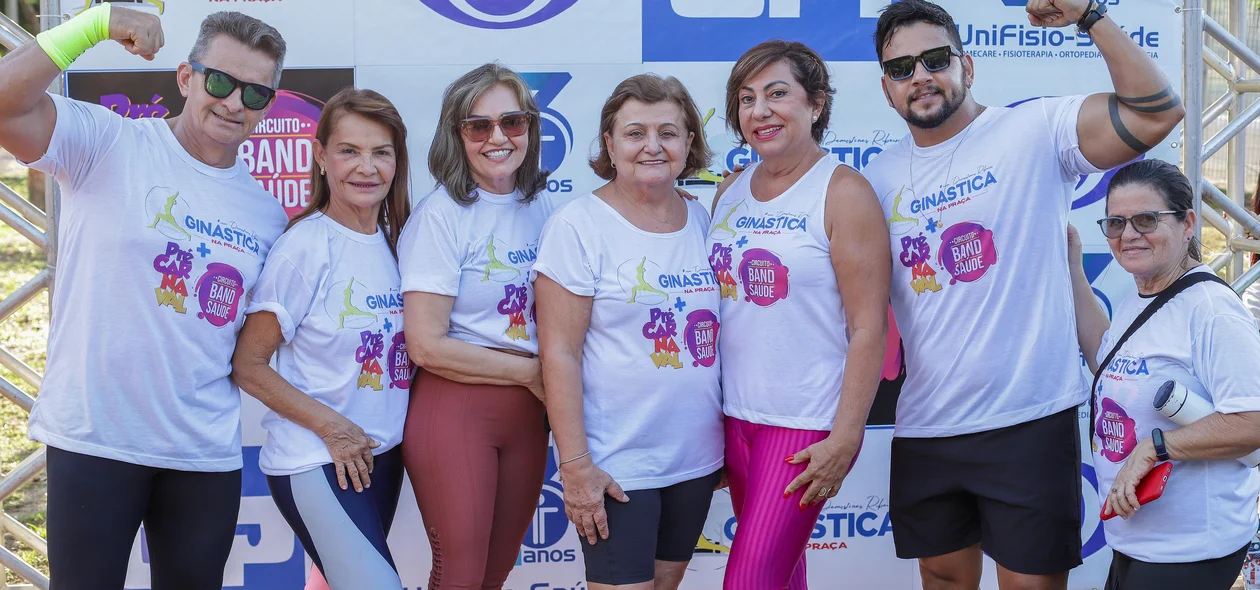 A programação incluiu aulas de ginástica e dança