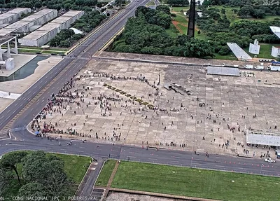 Ato convocado por Lula na Esplanada dos Ministérios