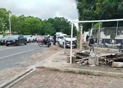 Bandido bate veículo de vereador de Teresina