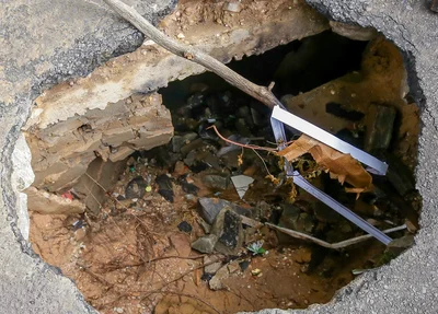 GP1 nos Bairros: moradores denunciam buraco em rua do Parque Piauí