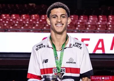 Guilherme Reis, lateral do Sub-20 do São Paulo