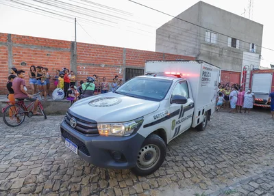IML removeu o corpo do jovem carbonizado