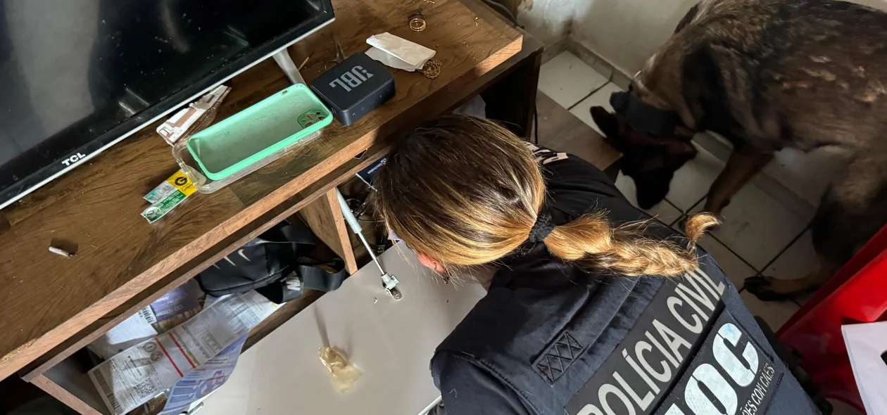 Imóvel é alvo de mandado de busca e apreensão durante operação do DENARC