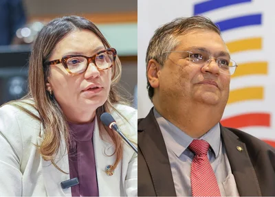 Janja e Flávio Dino