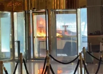 O Tesla Cybertruck explodiu em frente ao Trump International Hotel