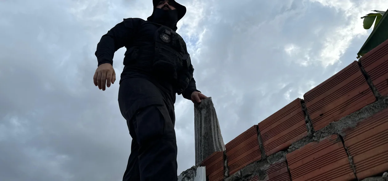 Policial em ação