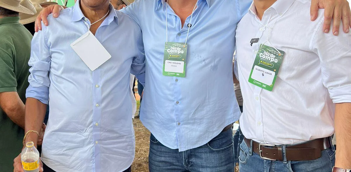 Prefeito Dr. Gilberto Júnior e o senador Ciro Nogueira