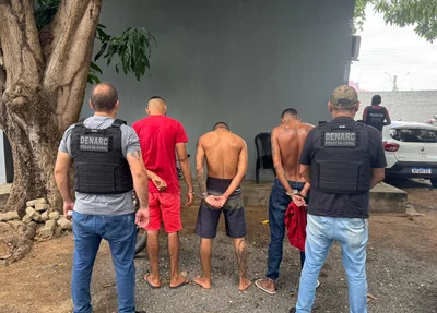 Prisão de três pessoas durante operação do Denarc