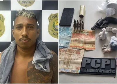 Rodrigo Alexandre da Silva foi preso pela Polícia Civil do Piauí