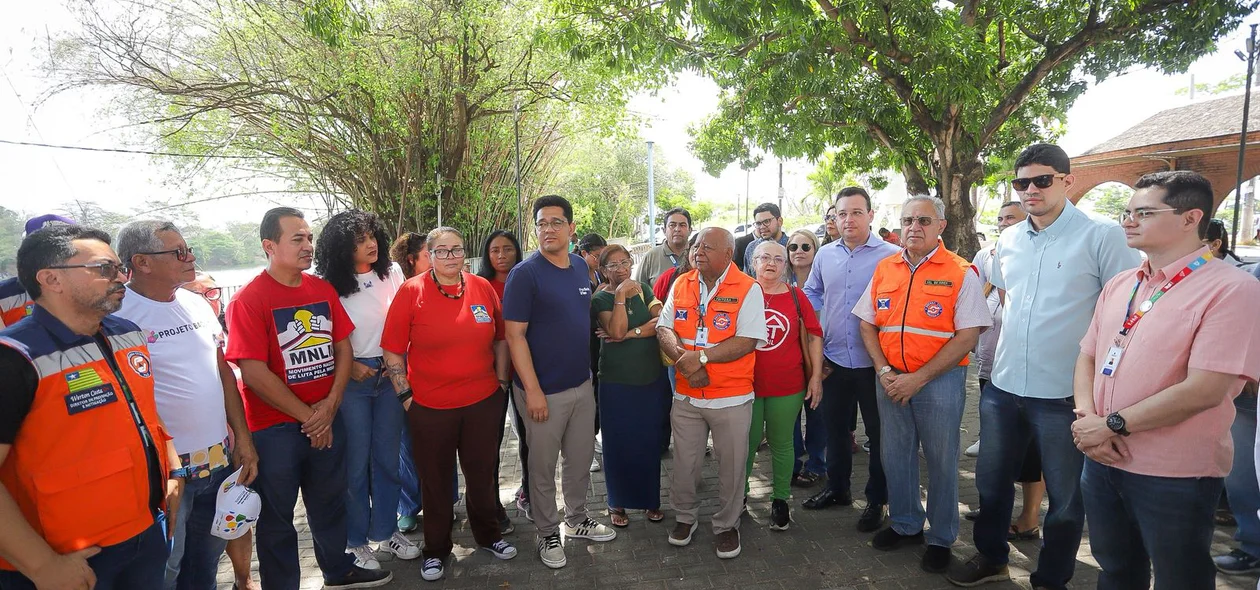 A agenda envolveu participação de equipes do Governo Federal e da Prefeitura de Teresina