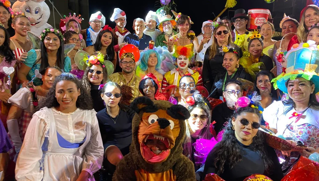 A equipe da Prefeitura de Esperantina esteve em peso