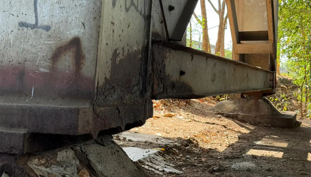 A Ponte Metálica é uma das principais ligações entre Teresina e Timon