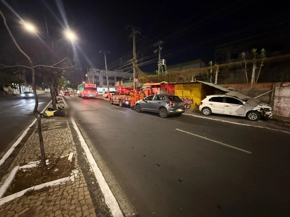 Acidente na Avenida Miguel Rosa