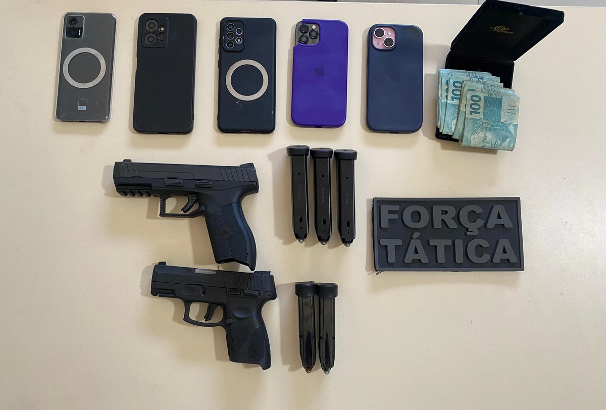 Armas apreendidas