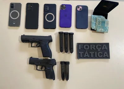 Armas apreendidas