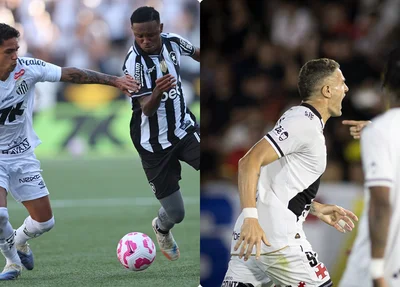 Botafogo e Santos, e Vasco vence Bragantino no Brasileirão Série A 2025