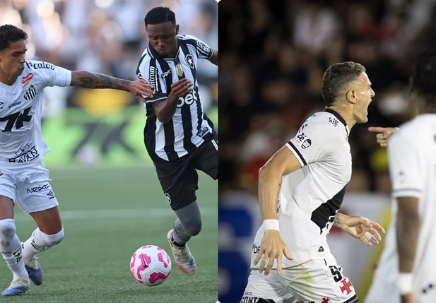 Botafogo e Santos, e Vasco vence Bragantino no Brasileirão Série A 2025