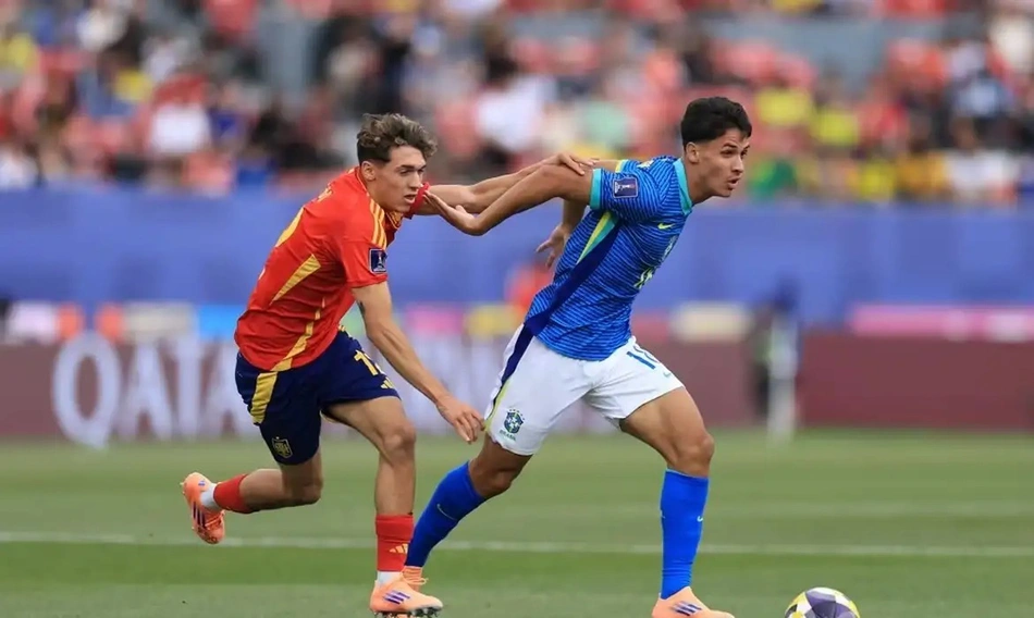 Brasil perde para a Espanha e é eliminado da Copa do Mundo Sub-20