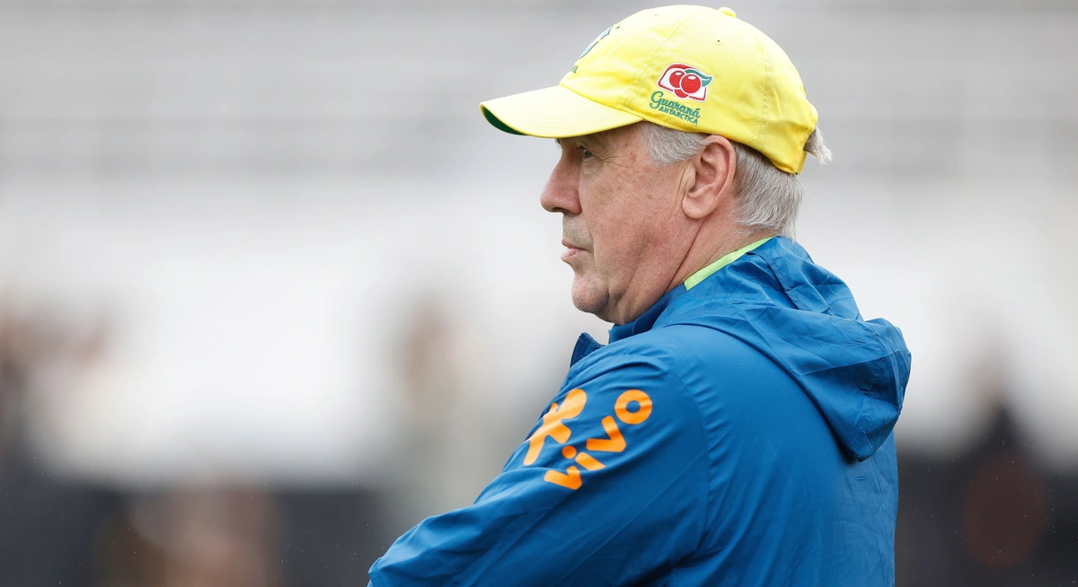 Carlo Ancelotti, técnico da Seleção Brasileira