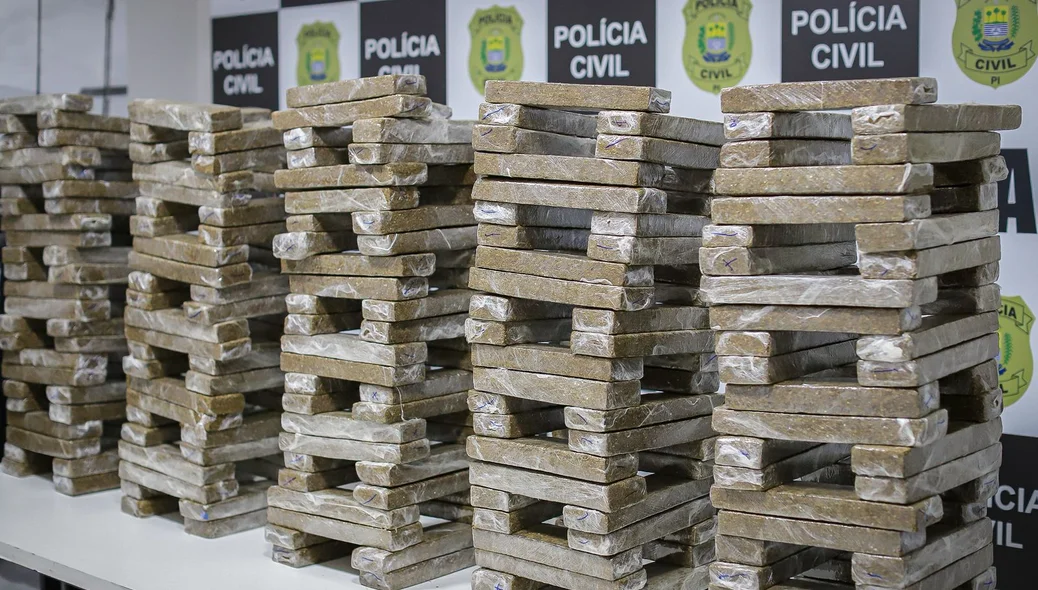Cerca de 250 kg de skunk foram apreendidos